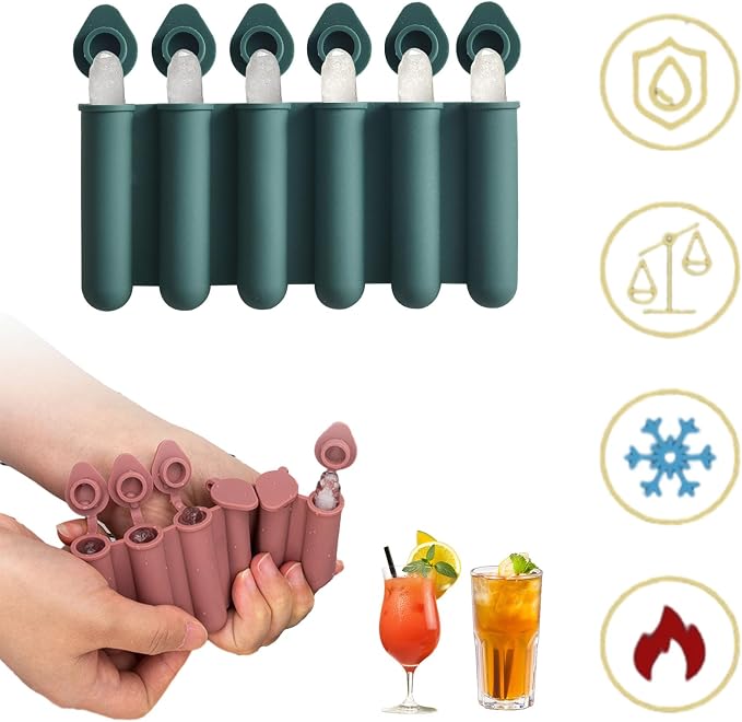Silicone 6-Cavity Suppository Mold Ice Cube Mold - Image 2