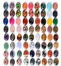 Wholesale Lot Multi-color Gemstone Round Oval Cab Cabochon by Justinstones