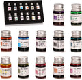 AOMAYLL Drawing Inks, Calligraphy Inks, 12 Colorful Dip Pen Ink Set by Unknown