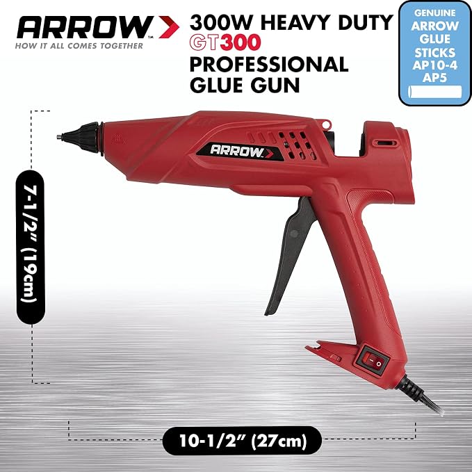 Arrow Fastener 300-Watt Heavy Duty Professional Electric Hot Melt Glue Gun - Image 3