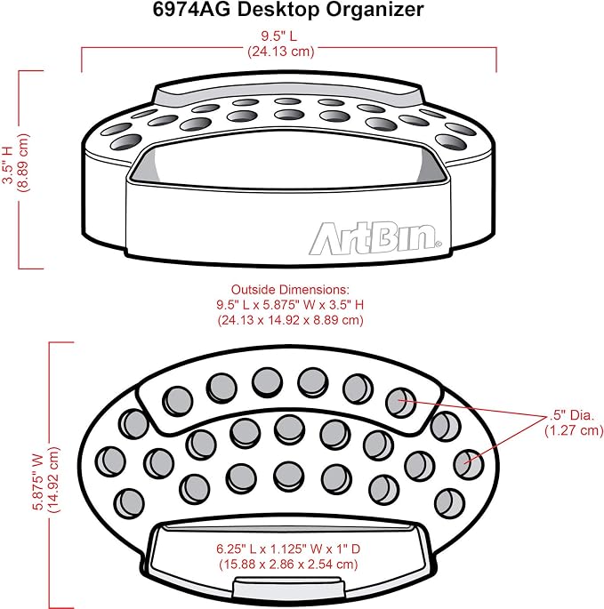 ArtBin 6974AG Desktop Accessory Storage - Image 5