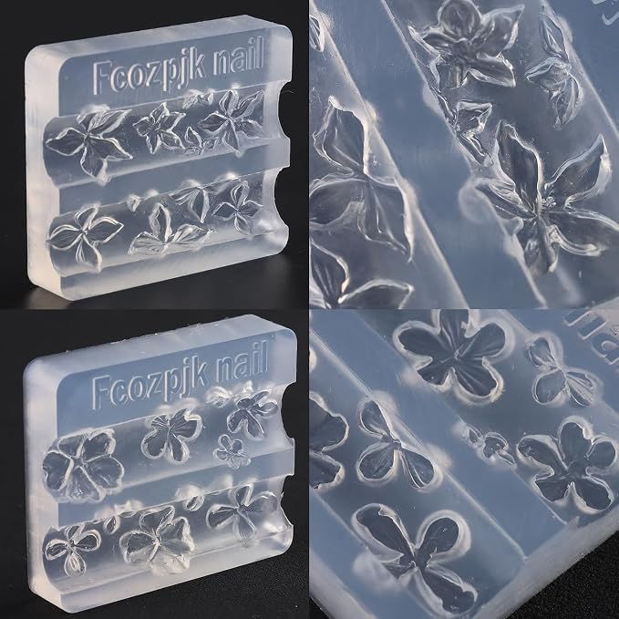 Fcozpjk Silicone Nail Art Molds - Image 3