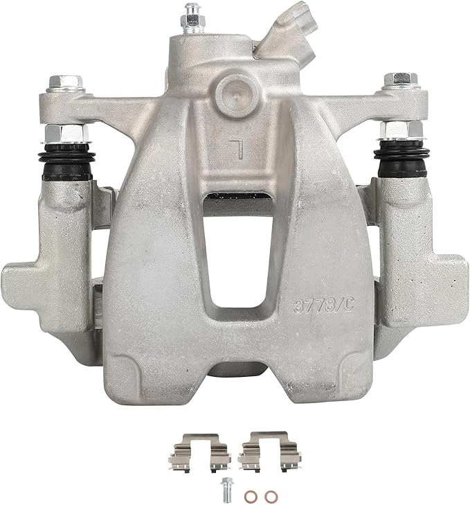 SCITOO 19B6295 Rear Left Disc Brake Caliper w/Bracket Fit For Land Rover For LR4 2010-2012,For Land Rover For Range Rover Sport 2010-2012, Single Piston