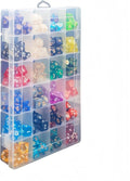 DND Dice Storage Box Each 24 Grids Polyhedral Dice Organizer by PUGED