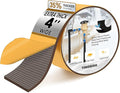 Pipe Insulation Tape, Foam Insulation Tape for Outdoor Pipes Winter Freeze Protection, Foam Pipe Insulation Wrap, Heat Tape for Water Pipes, Copper Pipes, PVC, AC Line, 4in x 15ft, Brown
