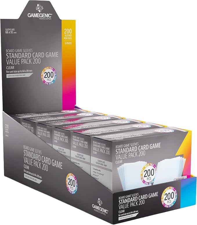 Gamegenic Prime Sleeves Standard Card Game-Size Value Pack 200 | 100 Microns - Image 3