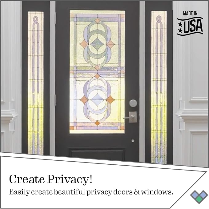 Gallery Glass Privacy Window PROMOGGPW22, Stained Glass Pattern Pack - Image 2