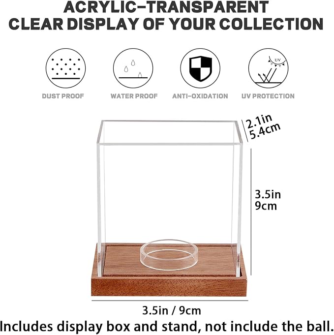 LITY Hockey Puck Display Case, No Assembly Required Acrylic Clear Holder - Image 2