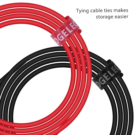 16 Gauge 2pcs/3.3Ft Dual Test Hook Clips UL3135, Heavy Duty Silicone Test Leads Set Jumper Wires Kit for Testing - EDGELEC
