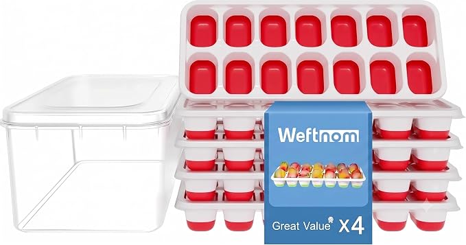 Ice Cube Trays for Freezer by WEFTNOM