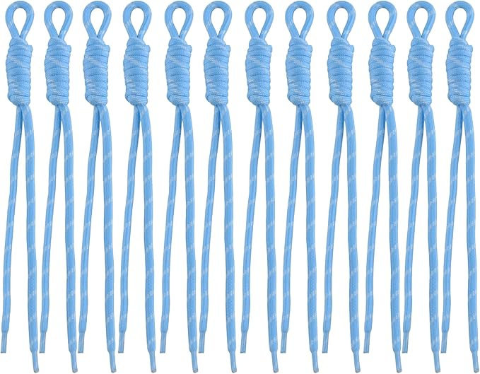 Paracord Keychain Paracord Bag Charm 12pcs Braided Nylon Rope Keychain Cord by Cmidy
