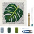INFUNLY Green Leaf Punch Needle Kits by INFUNLY