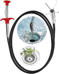 Drain Snake Hair Drain Clog Remover Tool - 114inch Sink Drain Cleaner for Toilet Sewer Shower Kitchen Bathroom Tub Clogged Drains Opener Cleaning Tool
