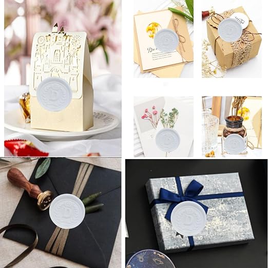 300pcs Ivory White Wax Seal Beads, Atopbb Premium Sealing Wax Beads - Image 5