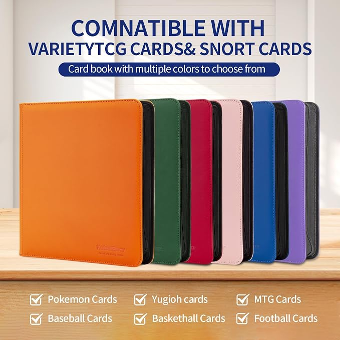 Card Binder – 720 Capacity, Zippered Trading Card Holder - Image 5