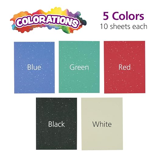 Colorations Glitter Construction Paper - Image 2