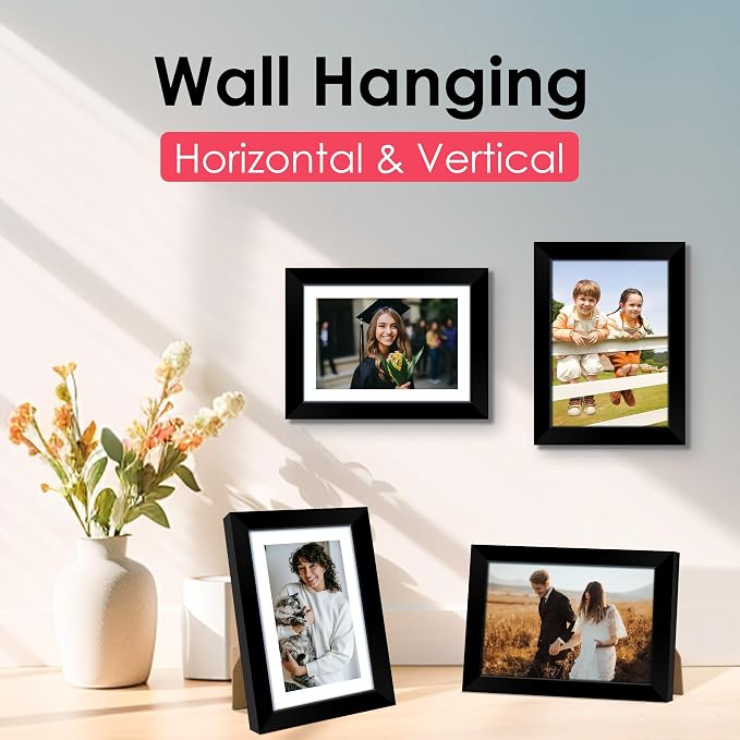 FIXSMITH 5x7 Picture Frame, Display Pictures 4x6 - Image 6