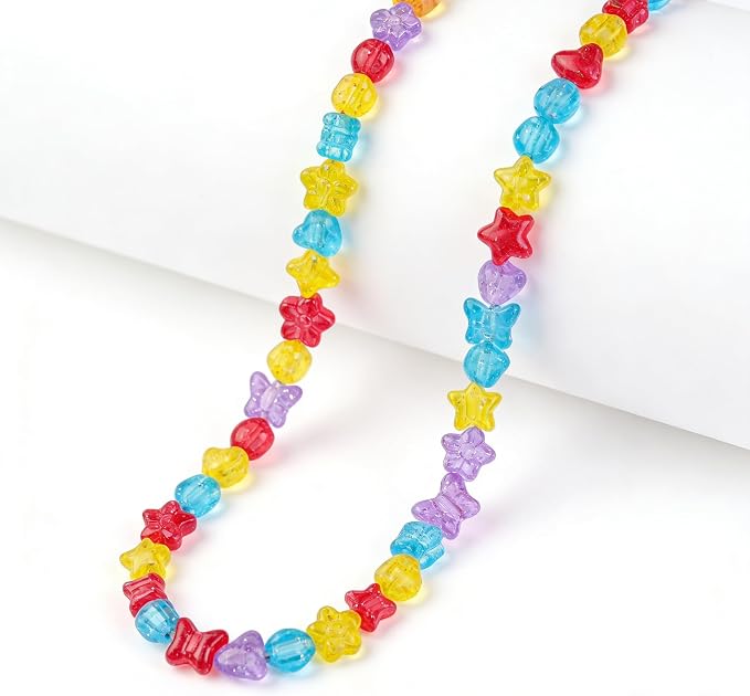 800PCS 6x9mm Valentine's Day Red Theme Pony Beads Bulk, Kandi Beads - Image 6