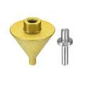 HARFINGTON Diamond Beveling Chamfer Bits 0-2" Dia M10 Thread Cone Tile Bit with Adapter, Countersink Drill Bit to Enlarge Holes for Porcelain Tile, Marble, Ceramic, Glass, Stones