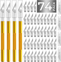Exacto Knife Craft Knife Hobby Knife 74 Pack by JTIEO