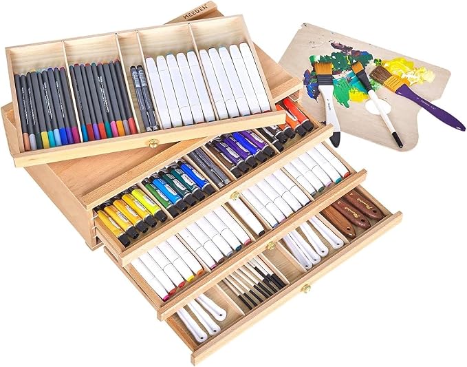 MEEDEN 10-Drawer Artist Supply Storage Box - Image 6