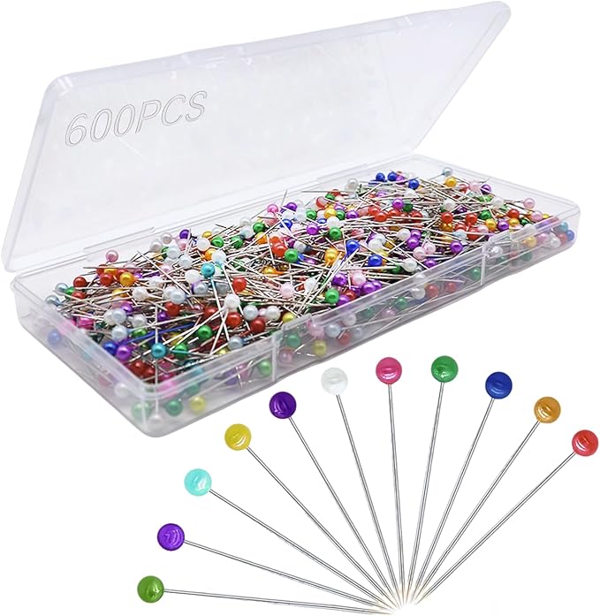 600PCS Sewing Pins, Straight Pin by Sunenlyst