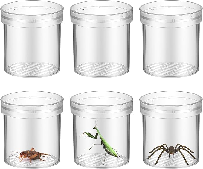 STOBOK Insect Observation Cup 2.75 Inch Transparent Bug Viewer Jar by STOBOK