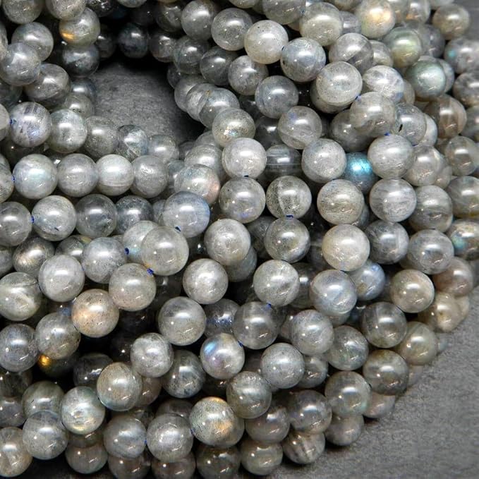 Zenkeeper 108 Pcs Labradorite Gemstone Beads by Zenkeeper