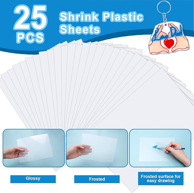Auihiay 325PCS Shrink Plastic Sheets Kit - Image 5