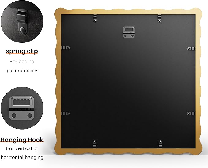 12x12 Wavy Picture Frame With Mat - Image 2