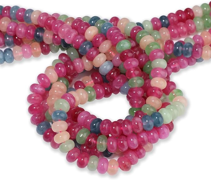 Songxi 5x8mm Natural Candy Tourmaline Beads, Gemstone - Image 9