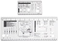 Culinary Ruler Cutting Reference Template Cooking Measurement | Acrylic by UPTTHOW