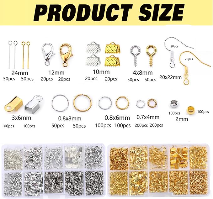 GTAAOY Jewelry Making Supplies Kit, Repair Tools - Image 3