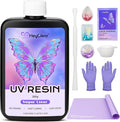 HeyClear 250g UV Resin kit -Crystal Clear, Hard UV Epoxy Resina para by HeyClearResin