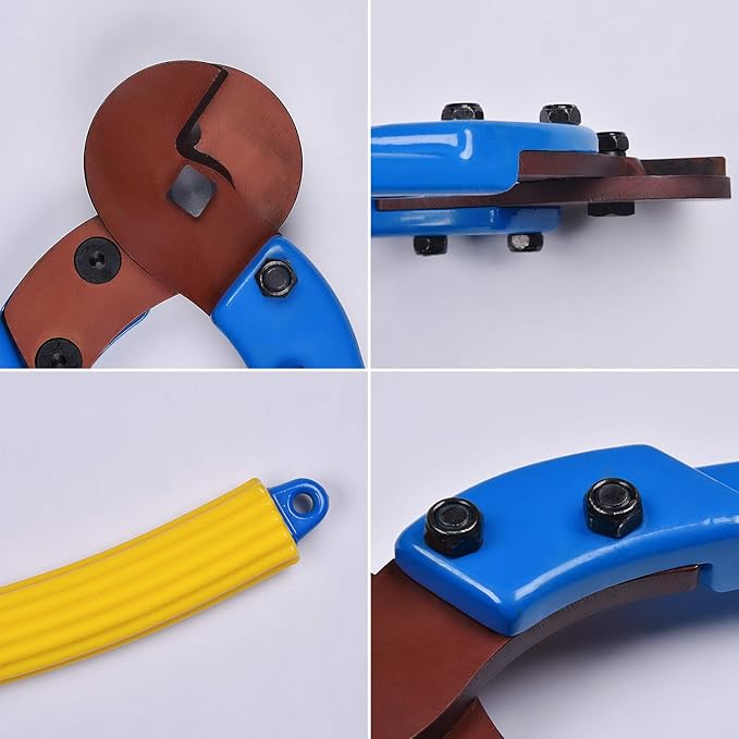 SANIK Long Hand Cable wire Cutter, MAX 100mm2, Carbon Steel Blades Cut Up To Φ10mm Steel Wire Ropes/Φ 7mm Steel Bar, 23.6Inch