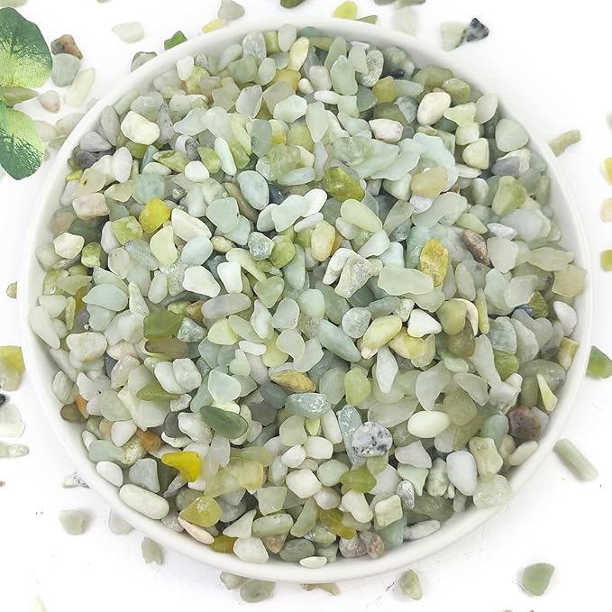 YISZM 5LB Succulent and Cactus Pebbles, 1/5 Inch Jade Natural Decorative by YISZM-ForYourNaturalLife