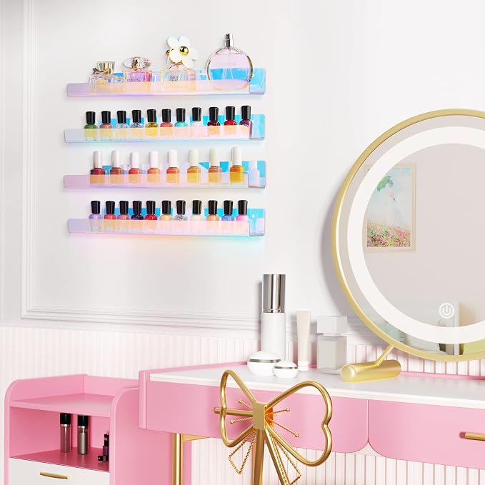 upsimples 2 Pcs 15" Iridescent Acrylic Shelves - Image 7
