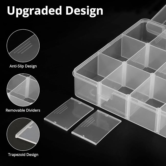 Exptolii 18 Grids Plastic Organizer Box - Image 4