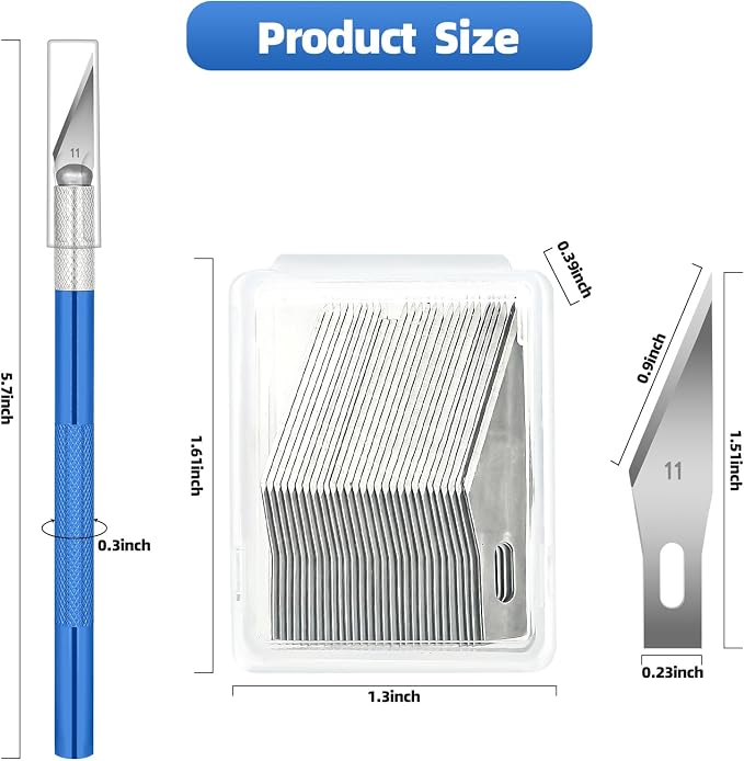 3 PCS Exacto Knife, Hobby Knife, Craft Knives - Image 3