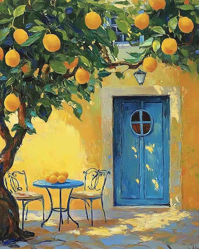 5DDIYART Lemon Fruit Paint by Numbers by Unknown