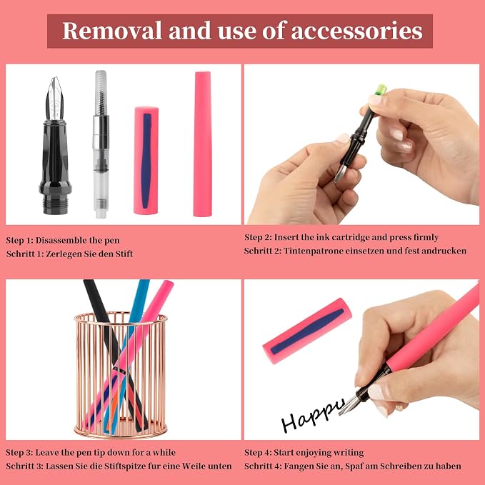 Calligraphy Pen Set, Fountain Pens - Image 4