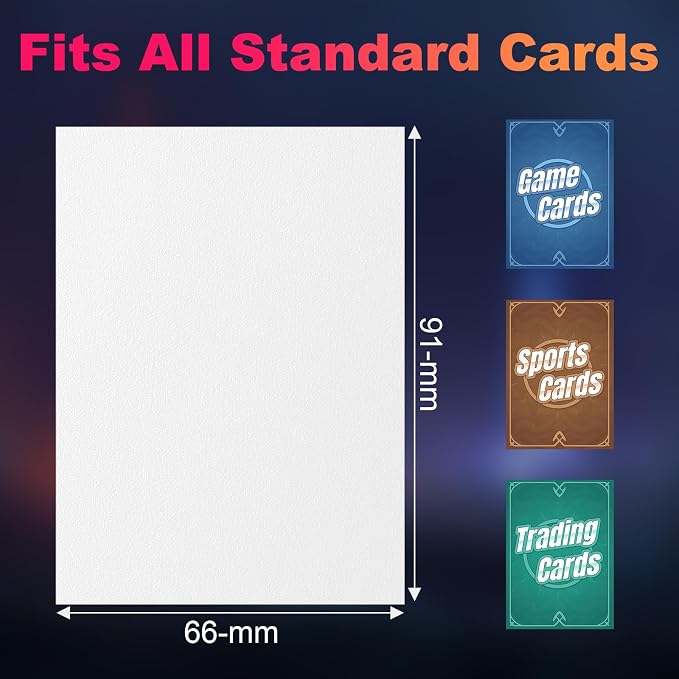 200 Pack Card Sleeves, Matte Dual Trading Card Sleeves - Image 6