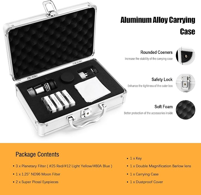 Astromania 1.25 Inch Telescope Eyepiece Filter Kit - Image 7