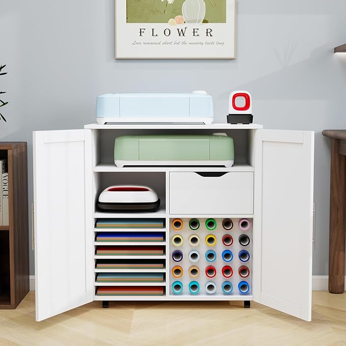 Craft Cart Cabinet Compatible by VOMAVEX