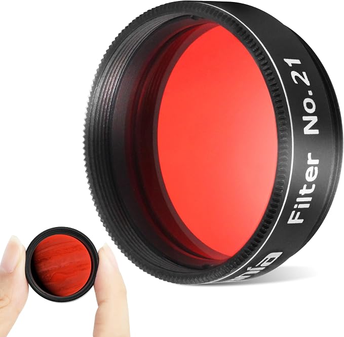 Astromania Telescope Planetary Color Filter 1.25 Inch #21 Orange | Compatible by AstromaniaOptics