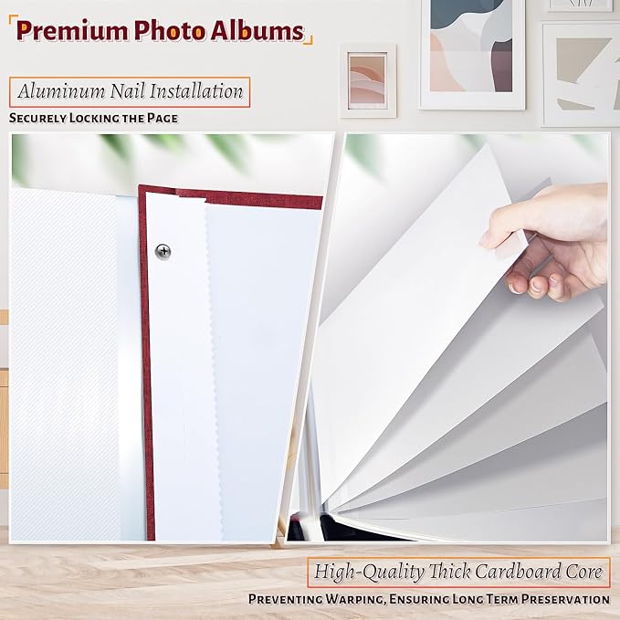Artfeel Photo Album Self Adhesive Scrapbook, Large Photo Book - Image 4