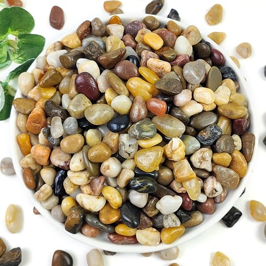 YISZM 5LB Succulent and Cactus Gravel Pebbles, 3/8 Inch Decorative Polished by YISZM-ForYourNaturalLife