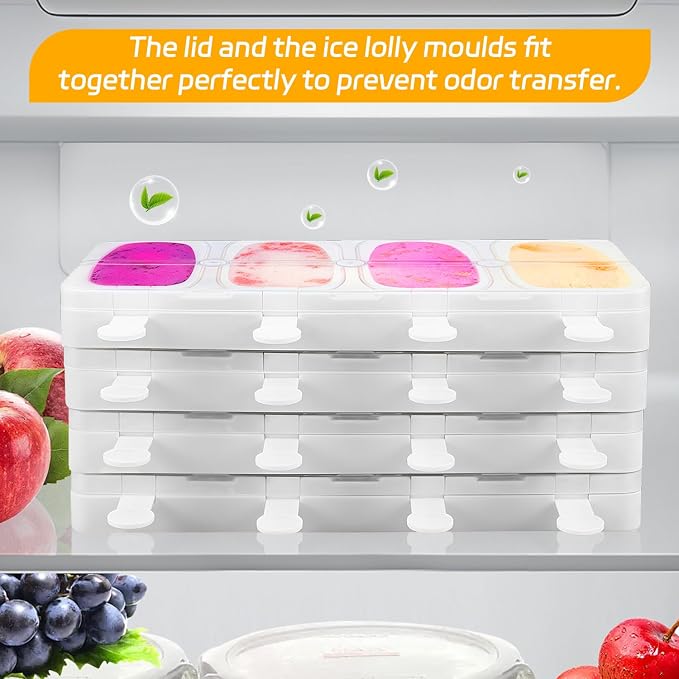 Stackable Popsicles Molds, BPA-Free Popsicle Molds - Image 9