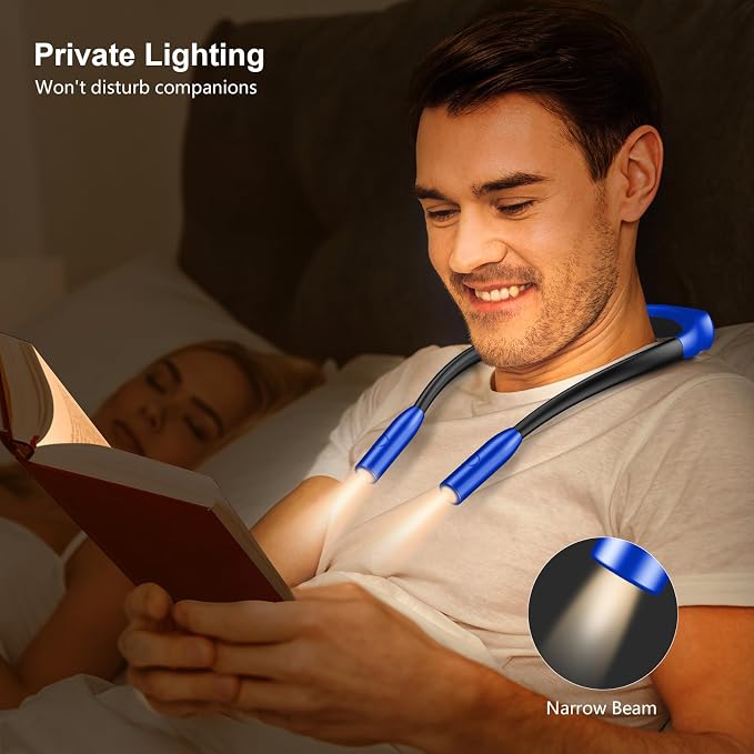 Gritin Book Light, Eye Caring 3 Colors & Dimmable Brightness Reading Light | - Image 6