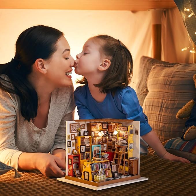 Rolife DIY Miniature House Kit Sam's Study, Tiny House Kit - Image 4